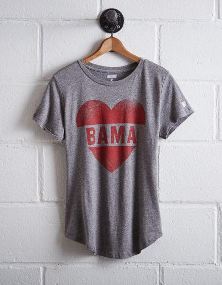 Tailgate Women's Alabama Heart T-shirt