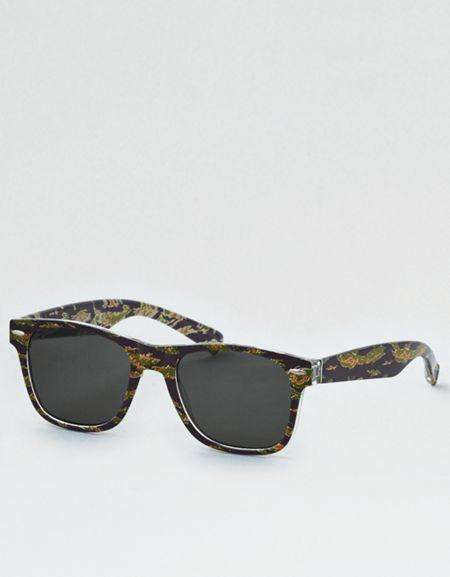 American Eagle Outfitters Tiger Camo Classic Sunglasses