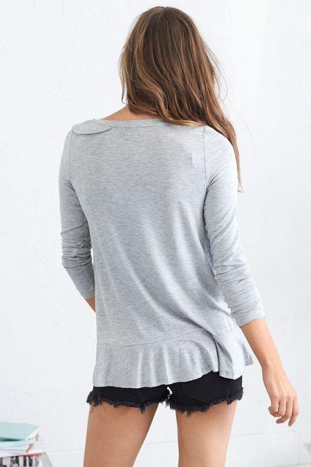 Aerie Ruffled Legging Tee
