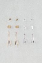 American Eagle Outfitters Ae Hoop And Geo Shapes 6-pack