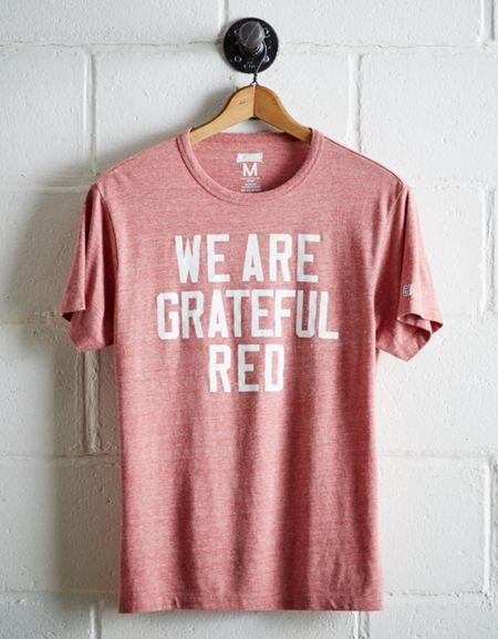 Tailgate Men's Wisconsin Grateful Red T-shirt
