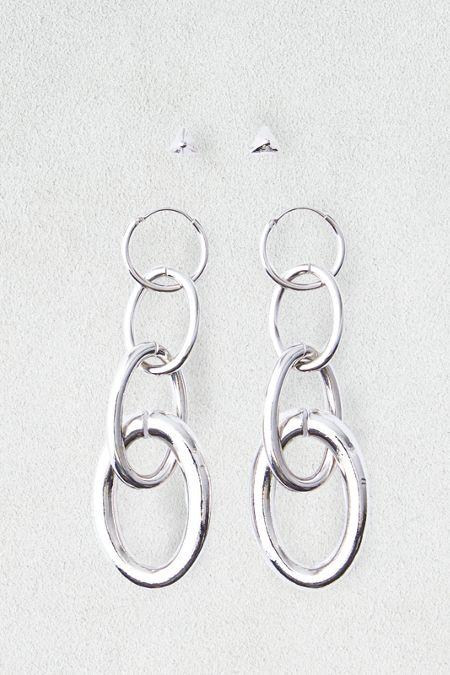 American Eagle Outfitters Ae Dangle & Studs Earrings 2-pack