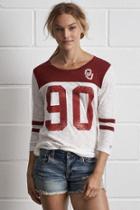 Tailgate Oklahoma 3/4 Sleeve Jersey