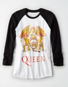 American Eagle Outfitters Queen Graphic Baseball T-shirt