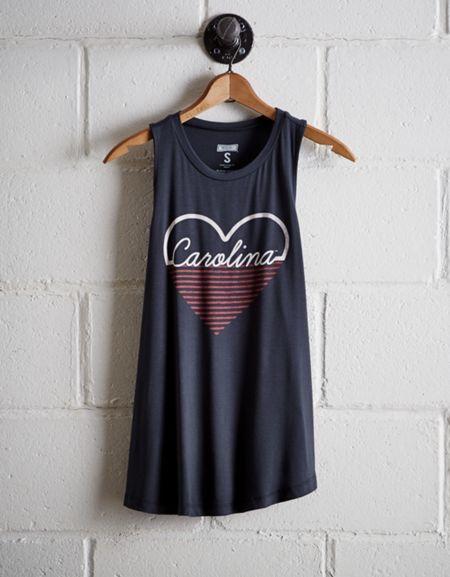 Tailgate Women's South Carolina Heart Tank