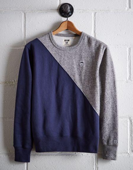 Tailgate Men's Uconn Colorblock Sweatshirt