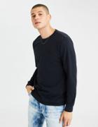 American Eagle Outfitters Ae Long Sleeve Slub Crew