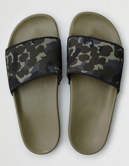 American Eagle Outfitters Slydes Carter Khaki Slider Sandals
