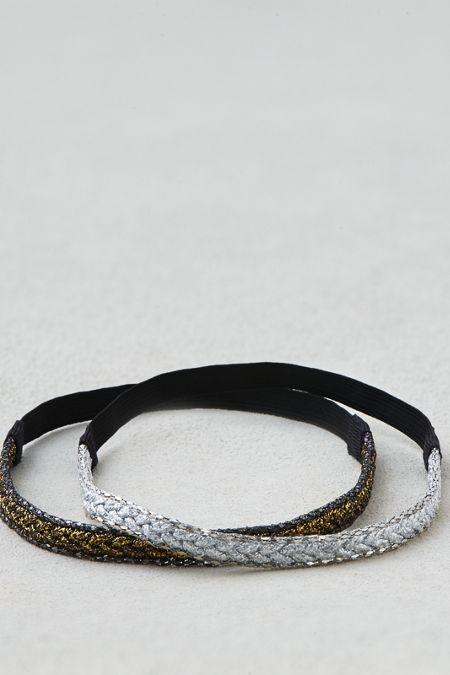 American Eagle Outfitters Ae Braided Headband Duo