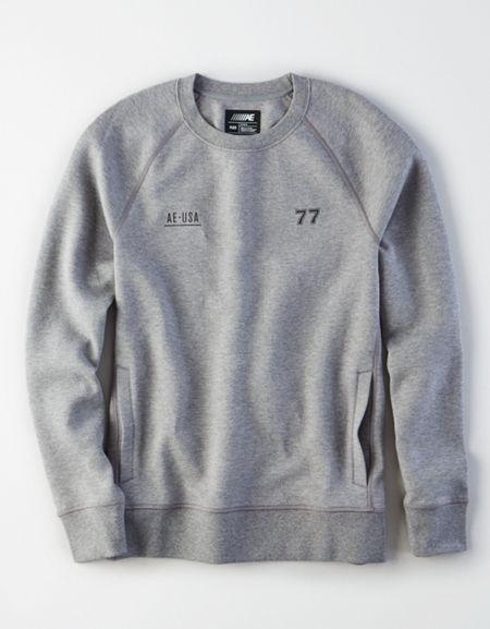 American Eagle Outfitters Ae Fleece Crewneck Sweatshirt