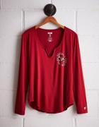 Tailgate Women's Louisville Split Neck T-shirt
