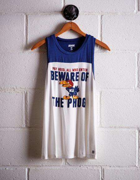 Tailgate Women's Kansas Colorblock Tank