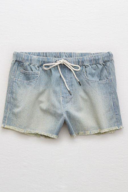 Aerie Cutoff Chambray Short
