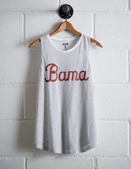 Tailgate Women's Alabama Stripe Tank