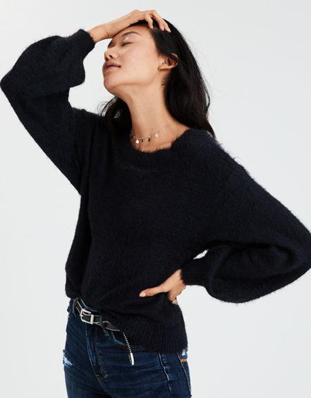 American Eagle Outfitters Ae Super Soft Pullover Sweater