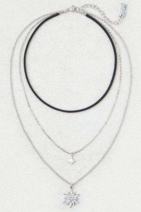American Eagle Outfitters Ae Triple Layer Necklace