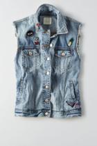 American Eagle Outfitters Ae Oversized Denim Vest