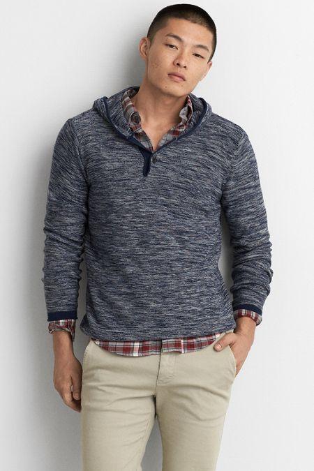 American Eagle Outfitters Ae Space Dyed Hoodie Sweater