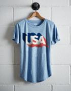 Tailgate Women's Usa Shadow T-shirt