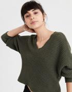 American Eagle Outfitters Ae Cropped Chenille Pullover