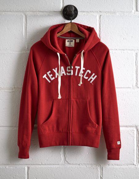 Tailgate Women's Texas Tech Zip Hoodie