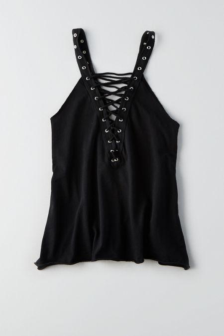 American Eagle Outfitters Don't Ask Why Ripped Tank
