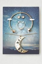 American Eagle Outfitters Ae Moon & Crystals Jewelry Set