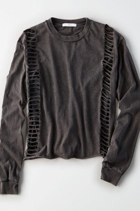 American Eagle Outfitters Don?t Ask Why Slash Tee
