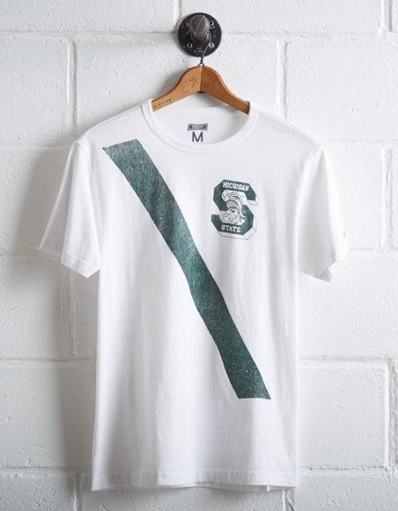 Tailgate Men's Msu Spartans Stripe T-shirt