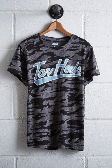 Tailgate Women's Camo Unc Tar Heels T-shirt
