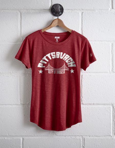 Tailgate Women's Pittsburgh City Of Bridges T-shirt