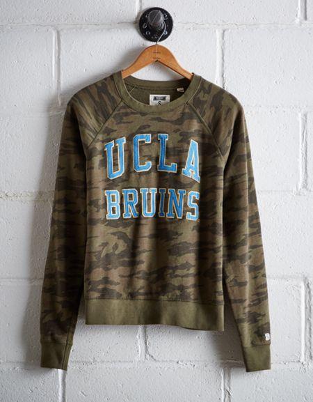 Tailgate Women's Ucla Camo Fleece Sweatshirt