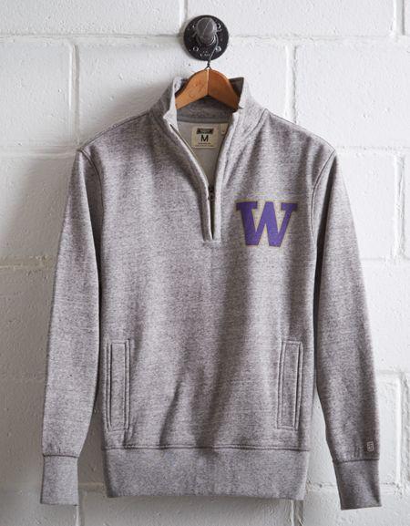 Tailgate Men's Washington Half-zip Fleece Popover