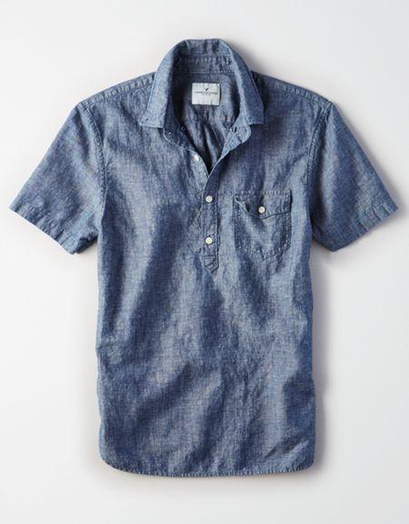 American Eagle Outfitters Ae Linen Popover