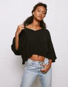American Eagle Outfitters Don't Ask Why V-neck Dolman Blouse