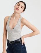 American Eagle Outfitters Ae Henley Tank Top Bodysuit