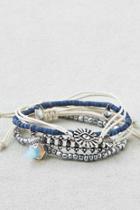 American Eagle Outfitters Ae Silver & Blue Arm Party