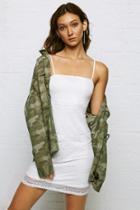 American Eagle Outfitters Don't Ask Why Lace Overlay Slip Dress