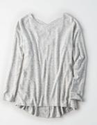 American Eagle Outfitters Ae Soft & Sexy Cross Back Pullover