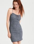 American Eagle Outfitters Ae Smocked Bodycon Shift Dress