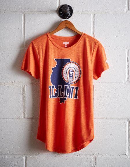 Tailgate Women's Illinois Fighting Illini T-shirt