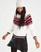 American Eagle Outfitters Ae Fairisle Chunky Knit Sweater