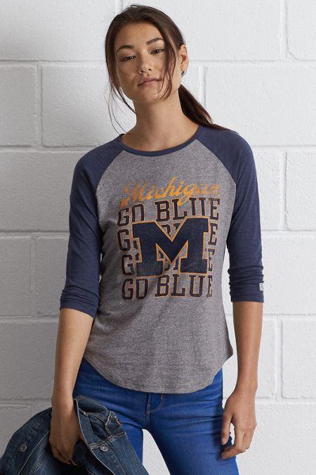 Tailgate Michigan Go Blue Raglan