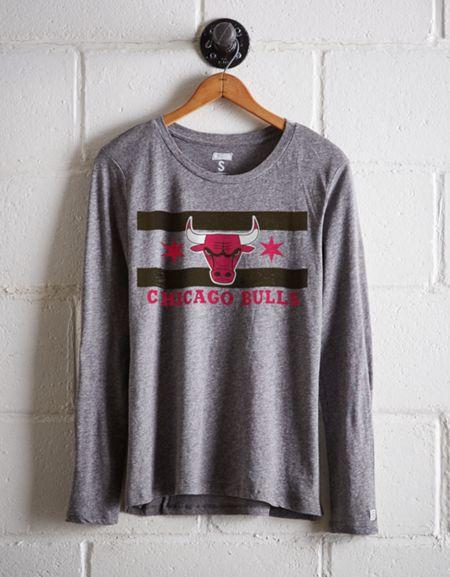 Tailgate Women's Chicago Bulls Long Sleeve T-shirt