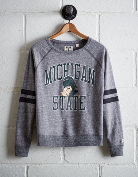 Tailgate Women's Michigan State Varsity Sweatshirt