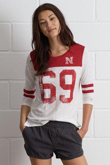 Tailgate Nebraska 3/4 Sleeve Jersey