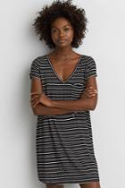 American Eagle Outfitters Ae Striped Cross-back Dress