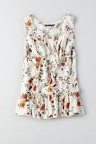 American Eagle Outfitters Ae Tiered Floral Tank