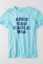 American Eagle Outfitters Ae Short Sleeve Stencil Graphic T-shirt