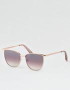 American Eagle Outfitters Rose Gold Cat Eye Sunglasses